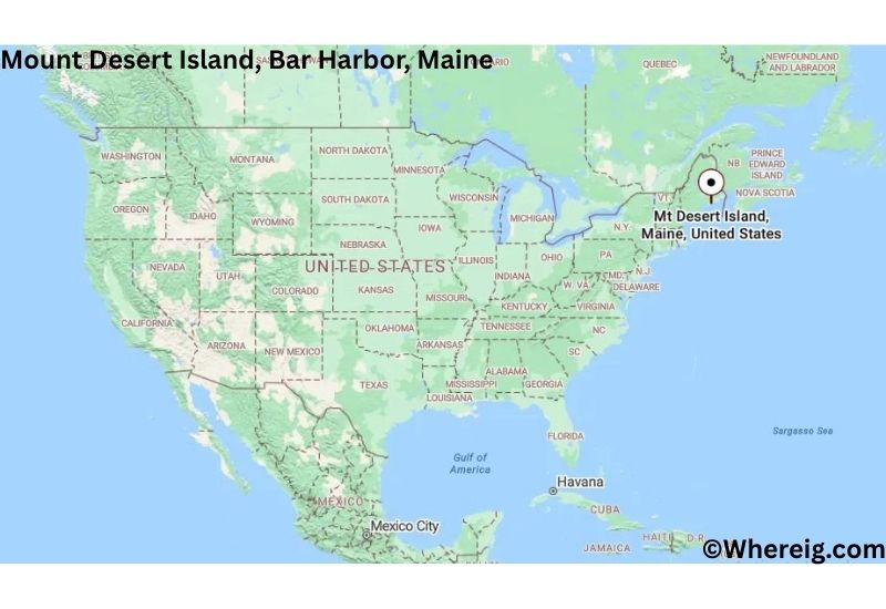 Where is Mount Desert Island Located inBar Harbor, Maine Where is Mount Desert Island Located inBar Harbor, Maine