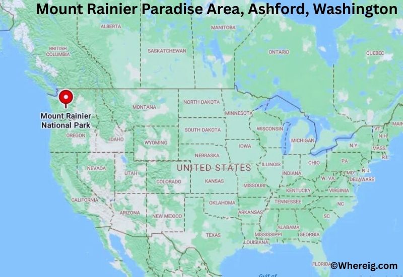 Where is Mount Rainier Paradise Area Located in Ashford, Washington Where is Mount Rainier Paradise Area Located in Ashford, Washington