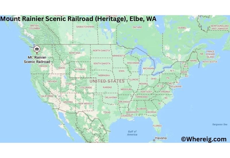 Where is Mount Rainier Scenic Railroad (Heritage) Located in Elbe, Washington Where is Mount Rainier Scenic Railroad (Heritage) Located in Elbe, Washington