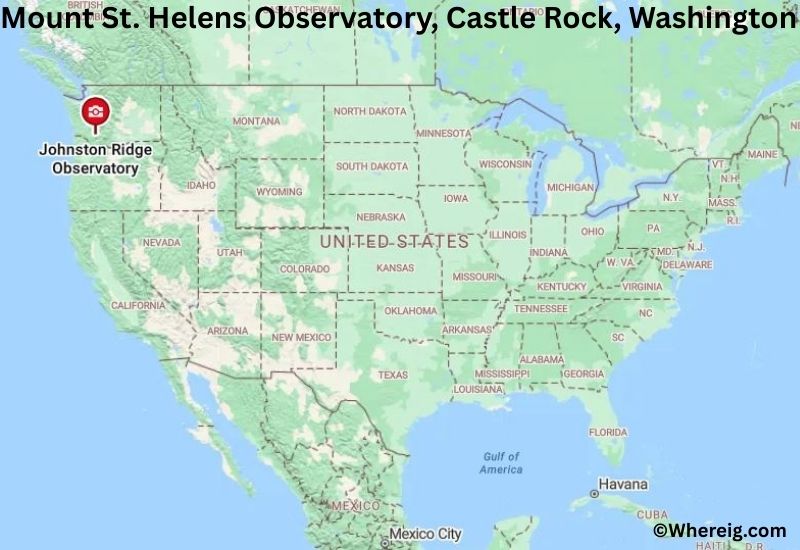 Where is Mount St. Helens Observatory Located in Castle Rock, Washington
