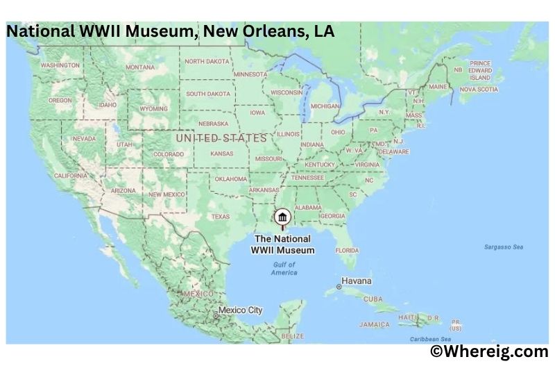 Where is National WWII Museum Located in New Orleans, Louisiana Where is National WWII Museum Located in New Orleans, Louisiana