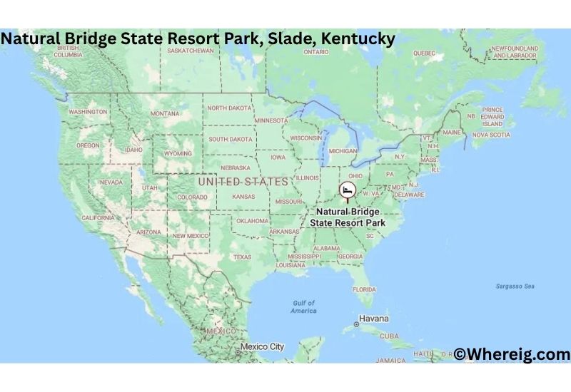Where is Natural Bridge State Resort Park Located inSlade, Kentucky Where is Natural Bridge State Resort Park Located inSlade, Kentucky