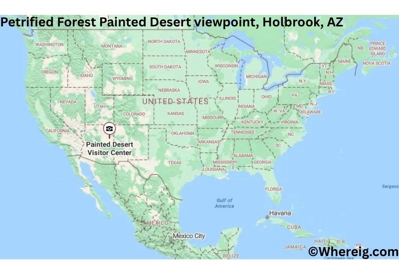 Where is Petrified Forest Painted Desert viewpoint Located in Holbrook, Arizona Where is Petrified Forest Painted Desert viewpoint Located in Holbrook, Arizona