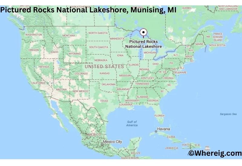 Where is Pictured Rocks National Lakeshore Located inMunising, Michigan Where is Pictured Rocks National Lakeshore Located inMunising, Michigan