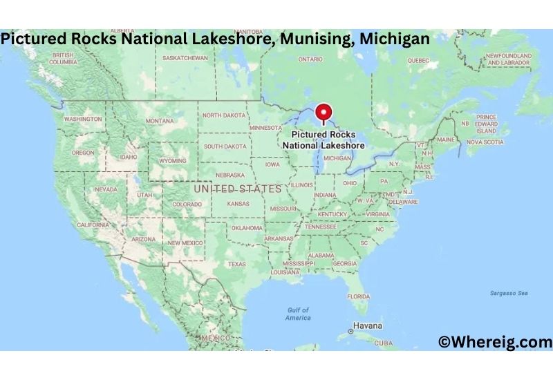 Where is Pictured Rocks National Lakeshore Located in Munising, Michigan Where is Pictured Rocks National Lakeshore Located in Munising, Michigan