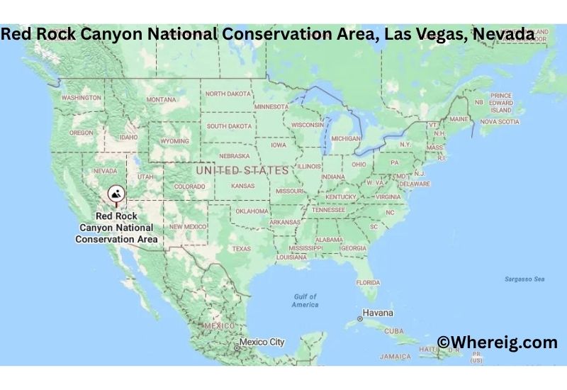 Where is Red Rock Canyon National Conservation Area Located inLas Vegas, Nevada Where is Red Rock Canyon National Conservation Area Located inLas Vegas, Nevada
