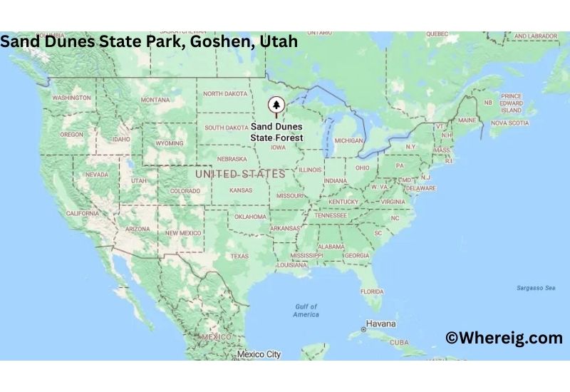 Where is Sand Dunes State Park Located inGoshen, Utah Where is Sand Dunes State Park Located inGoshen, Utah
