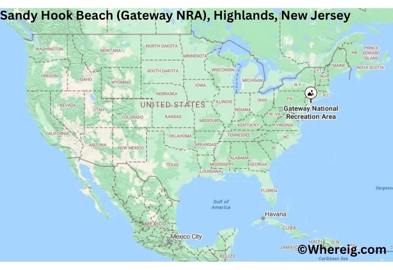 Where is Sandy Hook Beach (Gateway NRA) Located inHighlands, New Jersey Where is Sandy Hook Beach (Gateway NRA) Located inHighlands, New Jersey