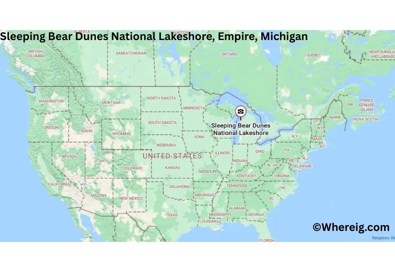 Where is Sleeping Bear Dunes National Lakeshore Located inEmpire, Michigan