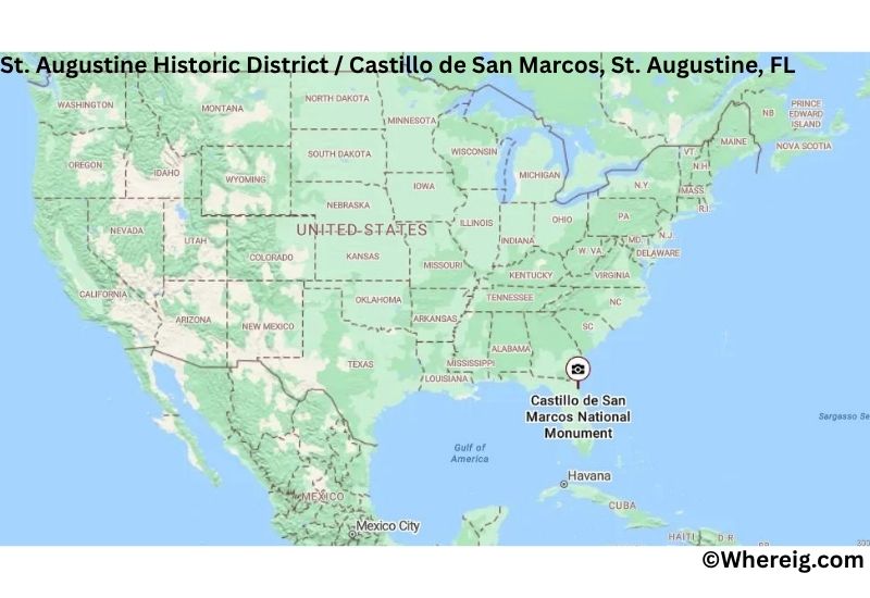 Where is St. Augustine Historic District / Castillo de San Marcos Located in St. Augustine, Florida Where is St. Augustine Historic District / Castillo de San Marcos Located in St. Augustine, Florida