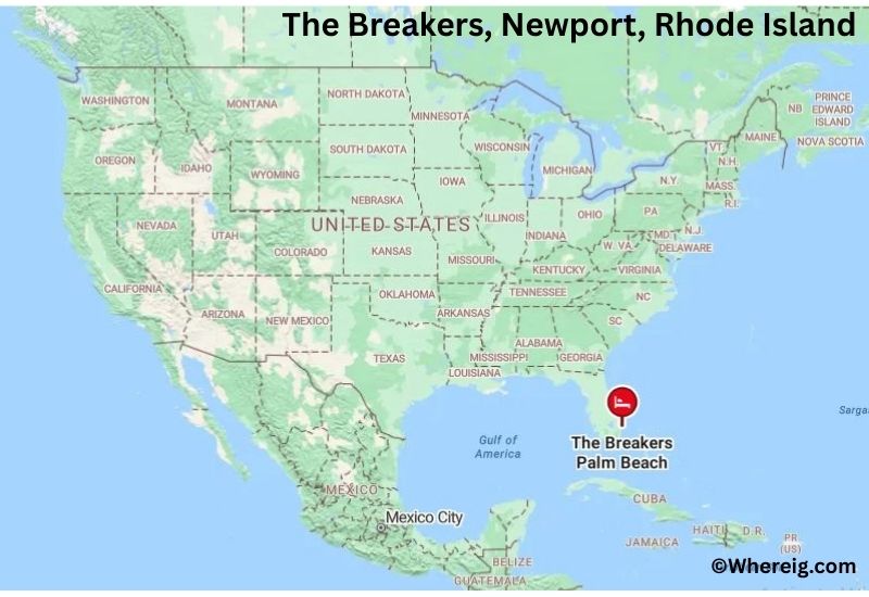 Where is The Breakers Located in Newport, Rhode Island Where is The Breakers Located in Newport, Rhode Island