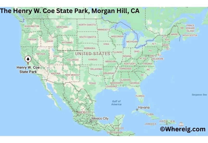 Where is The Henry W. Coe State Park Located inMorgan Hill, California Where is The Henry W. Coe State Park Located inMorgan Hill, California