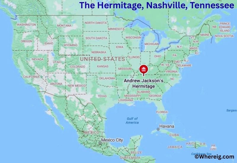 Where is The Hermitage Located in Nashville, Tennessee Where is The Hermitage Located in Nashville, Tennessee