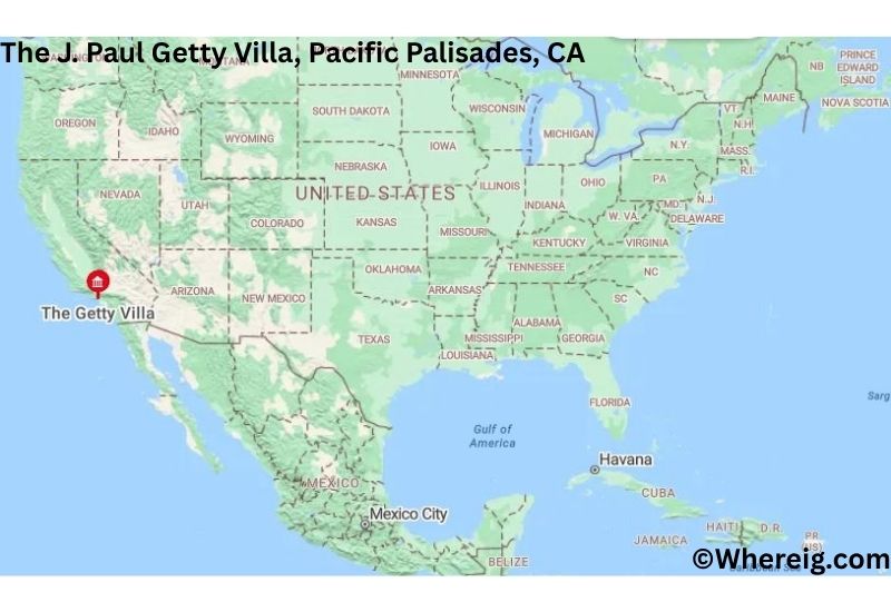 Where is The J. Paul Getty Villa Located in Pacific Palisades, California