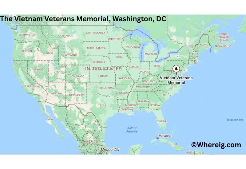 Where is The Vietnam Veterans Memorial Located in Washington, District of Columbia