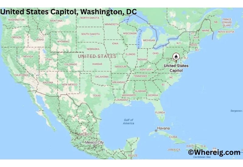 Where is United States Capitol Located in Washington, District of Columbia Where is United States Capitol Located in Washington, District of Columbia