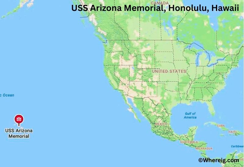 Where is USS Arizona Memorial Located in Honolulu, Hawaii