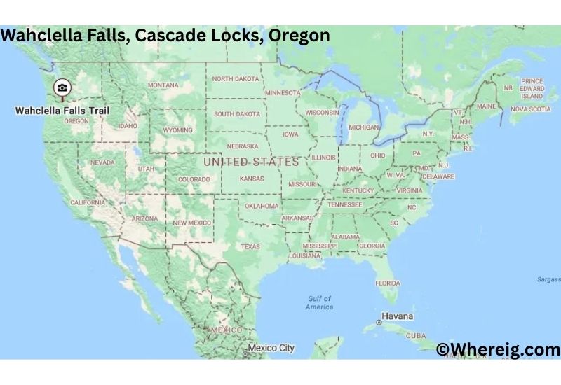 Where is Wahclella Falls Located inCascade Locks, Oregon Where is Wahclella Falls Located inCascade Locks, Oregon