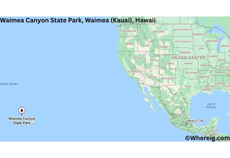 Where is Waimea Canyon State Park Located inWaimea (Kauai), Hawaii