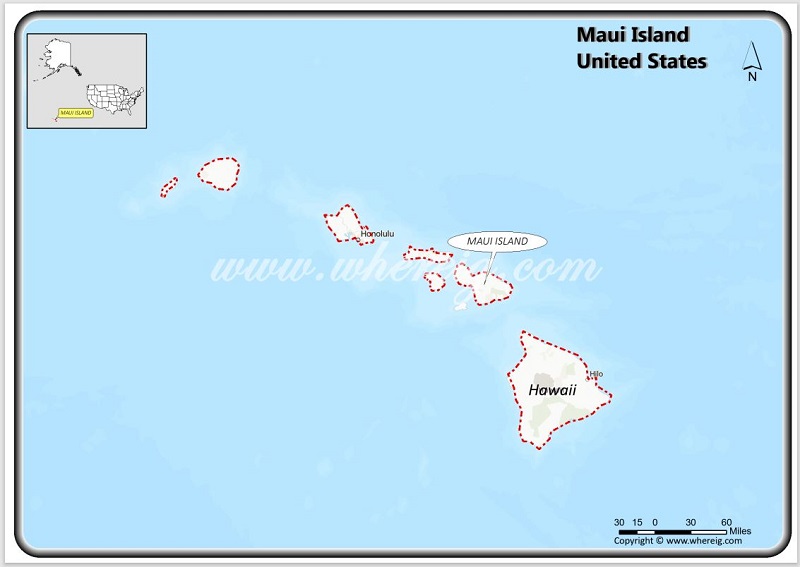 Where is Maui Island Located in Hawaii