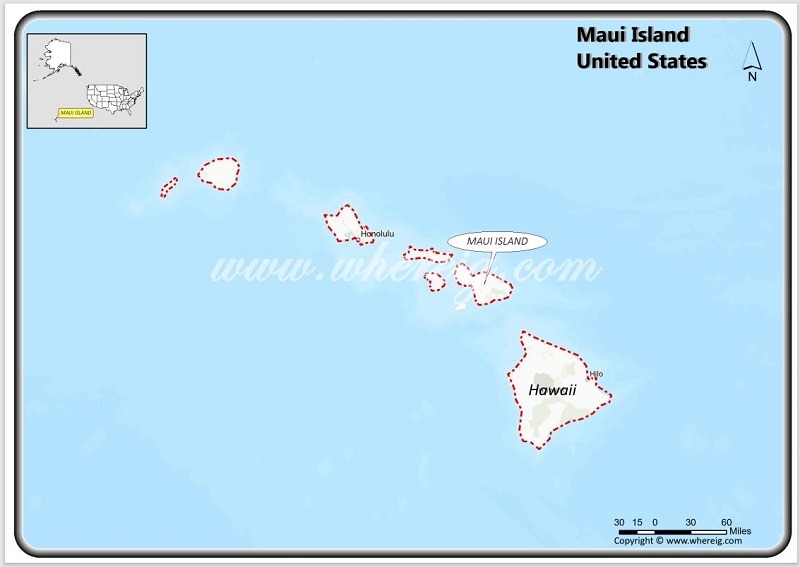 Where is Maui Island Located in Hawaii Where is Maui Island Located in Hawaii