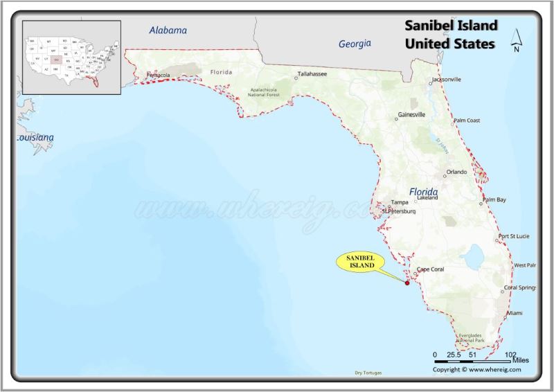 Where is Sanibel Island, Florida - Location Map, Travel Info, Facts