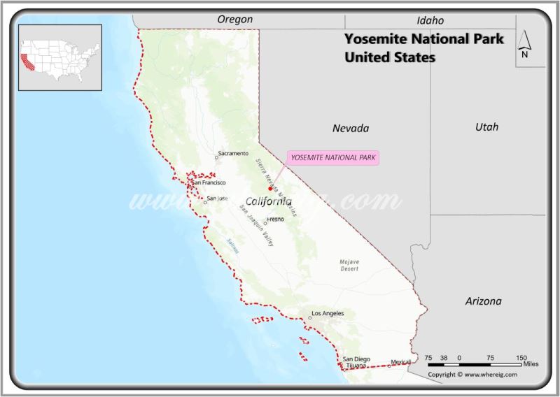 Where is Yosemite National Park Located