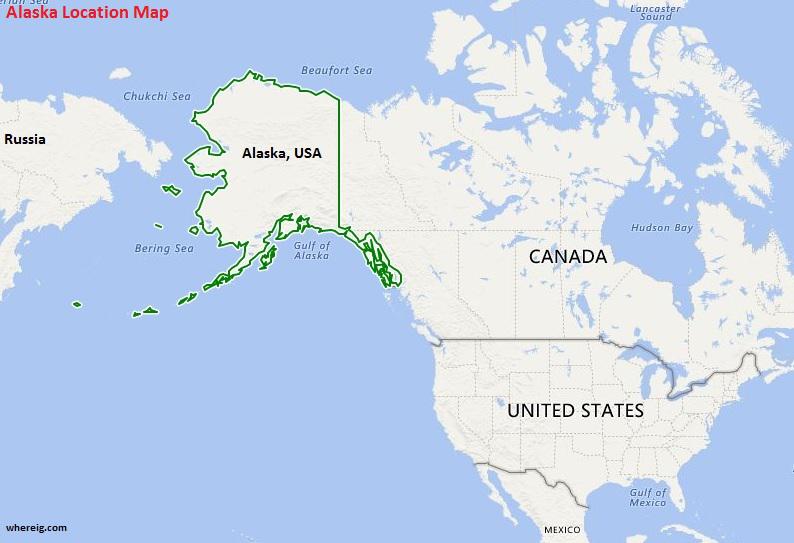 Where Is Alaska State Where Is Alaska Located In The Us Map
