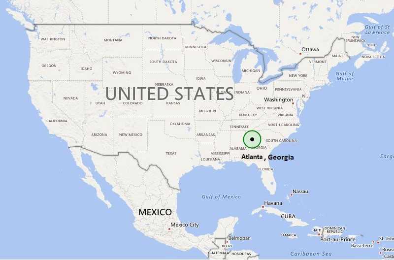 Where Is Atlanta Ga Where Is Atlanta Georgia Located In The Us Map
