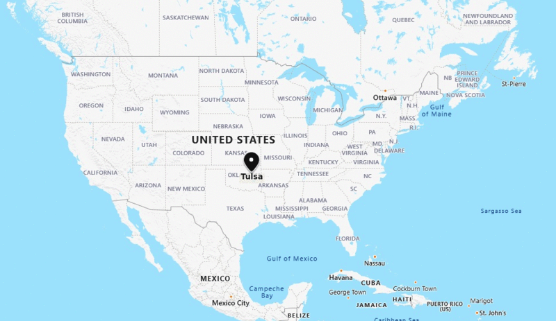 Where is Tulsa, Oklahoma? / Where is Tulsa Located on the US Map
