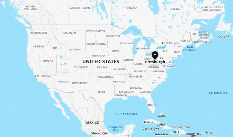 pittsburgh pa on us map Where Is Pittsburgh Pa Location Map Of Pittsburgh pittsburgh pa on us map