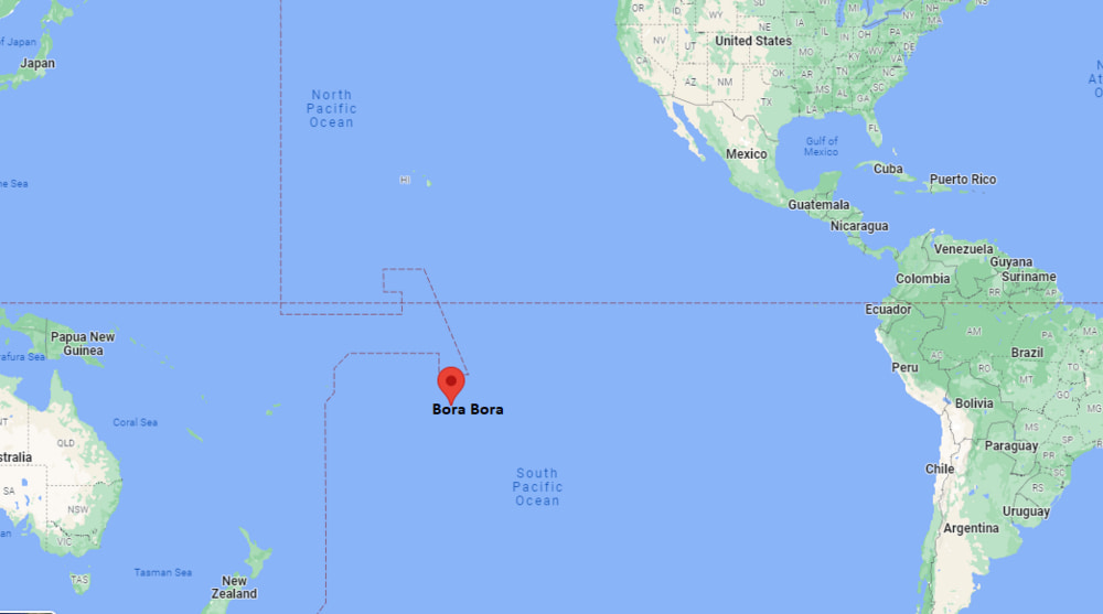 where is Bora Bora Where is Bora Bora located