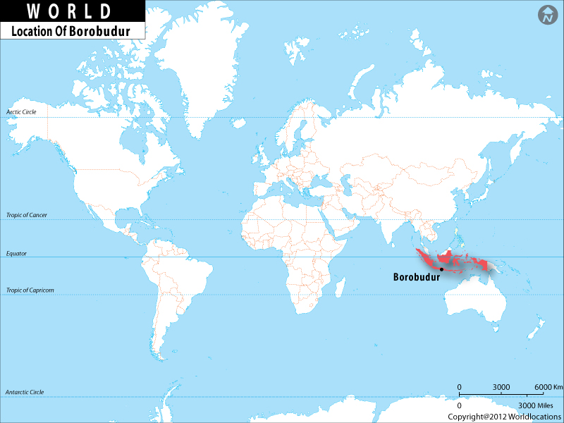 Where is Borobudur located