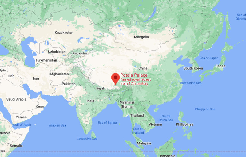 where is Potala Palace Where is Potala Palace located