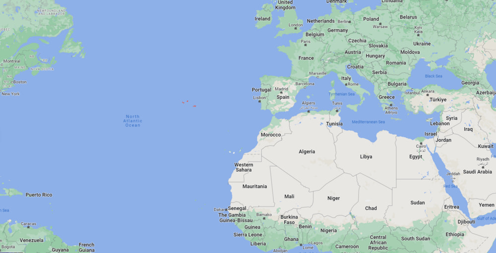 Where is Azores located