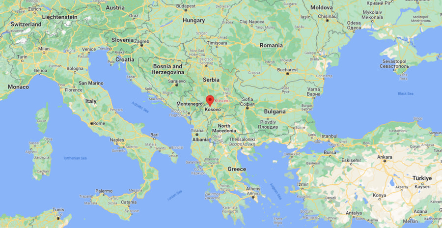 where is Kosovo Where is Kosovo located