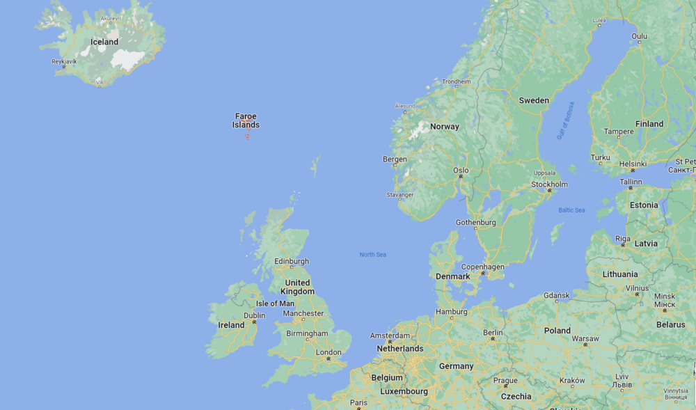 Where is The Faroe Islands located